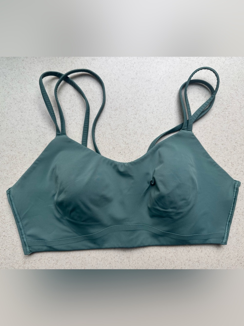lululemon athletica like a cloud sports bra in teal green
